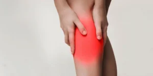 Calf pain caused by bunion